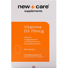 New Care Vitamine D3 75mcg Capsules 100 stuks