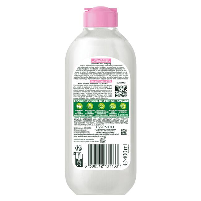 Garnier SkinActive Micellair Reinigingswater met Reinigingsmelk 400 ML