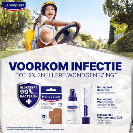 Hansaplast Sensitive Medium 20 stuks