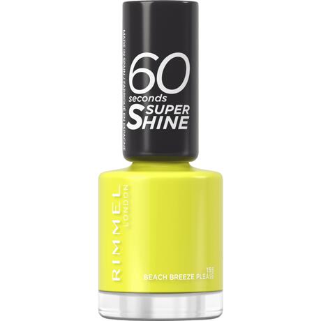 Rimmel London 60 Seconds Supershine Nagellak - Geel - 155 Beach Breeze Please