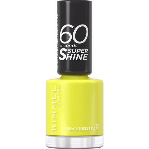 Rimmel London 60 Seconds Supershine Nagellak - Geel - 155 Beach Breeze Please