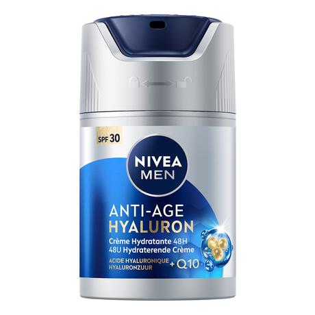 NIVEA MEN Q10 Anti-Age Hyaluron Gezichtscrème SPF30 50 ML