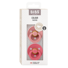 BIBS Maat 2 Fopspenen Dusty Pink Coral Anatomical 2 stuks