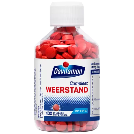 Davitamon Compleet Weerstand Vitamine C & D3 Dragees 400 stuks
