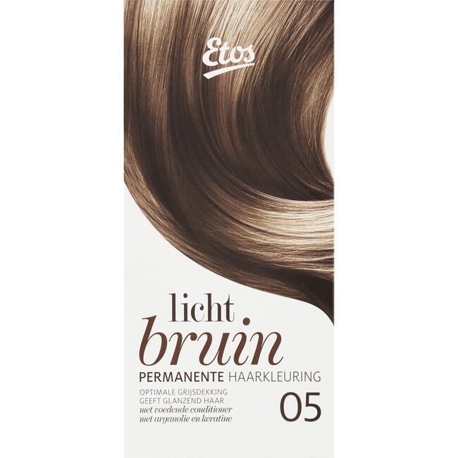Etos Permanente Haarkleuring 05 Licht Bruin 120 ML