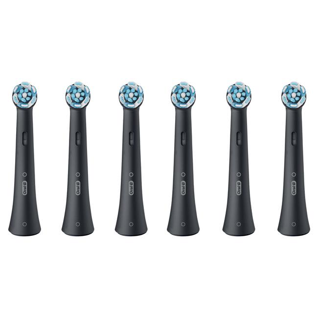 Oral-B iO Ultimate Clean Opzetborstels Zwart 6 Stuks