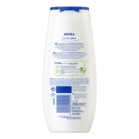 NIVEA Cashmere & Cotton Seed Oil Caring Shower Gel 250 ML