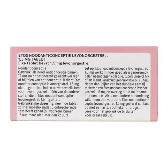 Etos levenorgestrel 1.5mg tablet 1st