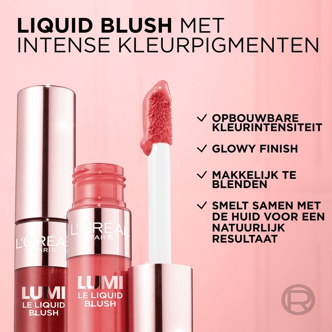 L'Oreal Lumi Le Liquid Blush 640 Glowy Rouge Paris