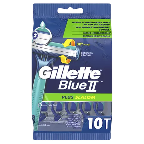 Gillette Blue2 Plus Slalom Wegwerpmesjes 10 stuks