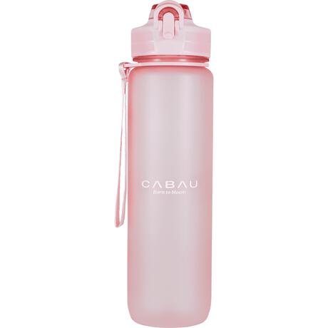 Cabau Bloom Waterfles Drinkfles lichtroze - 1 Liter
