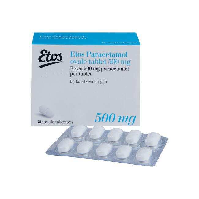 Etos Paracetamol 500 mg Ovale Tablet
