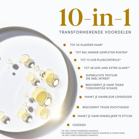 Dove Hair Damage Rescue 3-1 Bi-Phase Serum-In-Oil 100 ML