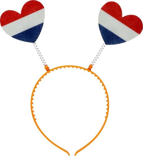  Koningsdag Tiara Hartjes Rood Wit Blauw