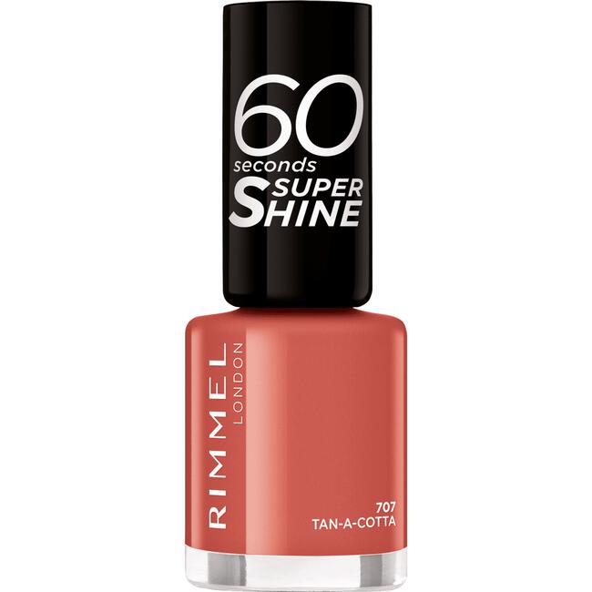 Rimmel London 60 Seconds Supershine Nailpolish - 707 Tan-A-Cotta