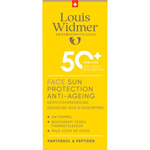 Louis Widmer Face Sun Protection Anti-Ageing SPF50+ Licht Geparfumeerd 50ML