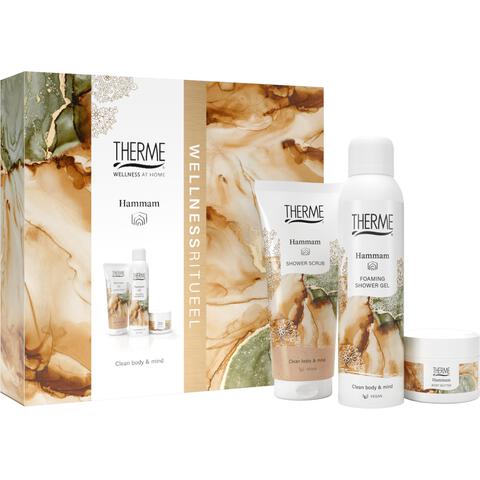 Therme Hammam Cadeauset Shower Foam /Body Butter Shower Scrub