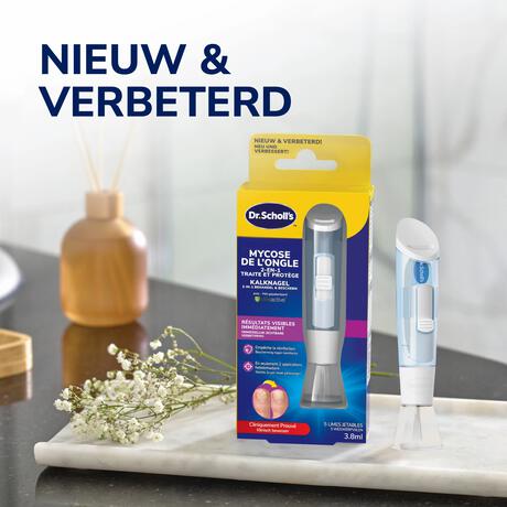 Dr.Scholl's Kalknagel 2-in-1 Behandel & Bescherm met 5 wegwerpvijltjes