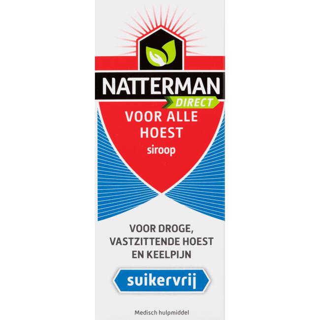 Natterman Direct Voor Alle Hoest Suikervrij Siroop 120ML
