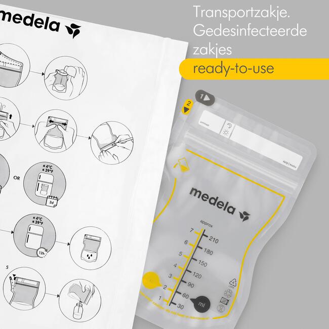 Medela Moedermelkbewaarzakjes met schenktuit 25 stuks
