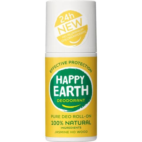 Happy Earth 100% Natuurlijke Jasmine Ho Wood Deodorant Roller 75 ML