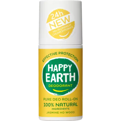 Happy Earth 100% Natuurlijke Jasmine Ho Wood Deodorant Roller 75 ML