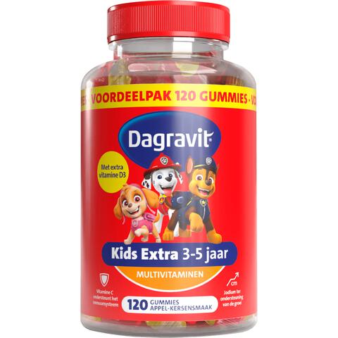 Dagravit Kids Xtra 3-5 jaar 120 gummies