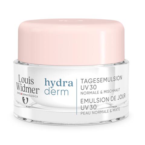 Louis Widmer Hydraderm Dagemulsie UV SPF30 Zonder Parfum 50 ML
