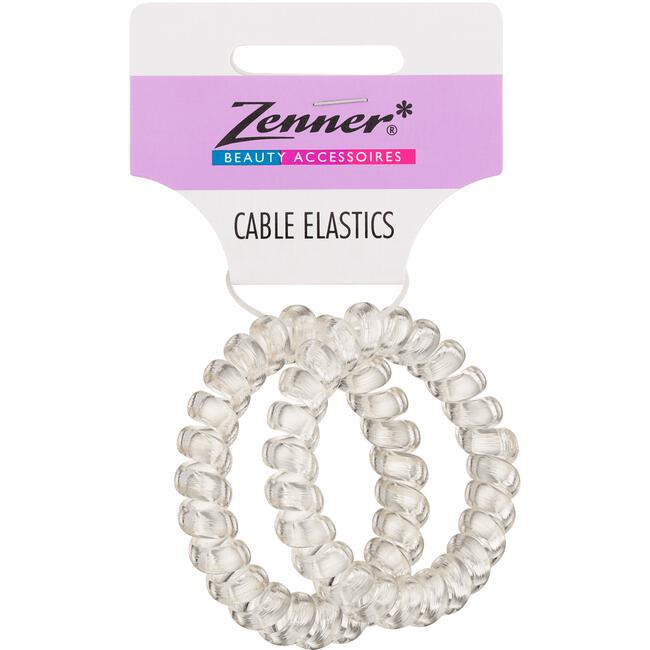 Zenner Cable Elastieken Transparant 2 stuks