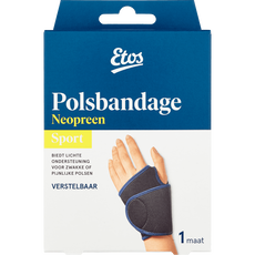 Etos Polsbandage Zwart