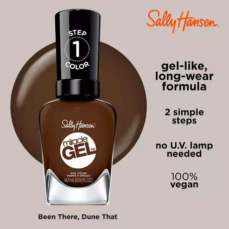Sally Hansen Miracle Gel Nagellak Been There, Dune That 200 Bruin 14,7 ML