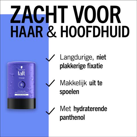 Taft Styling Gel Titane Gel 300 ML