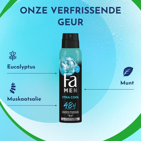 Fa Men Extreme Cool Deodorant Spray 150 ML