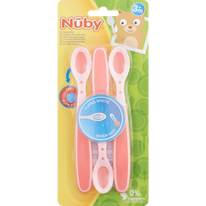 Nuby Warmtegevoelige Lepels Assorti 4+ Maanden