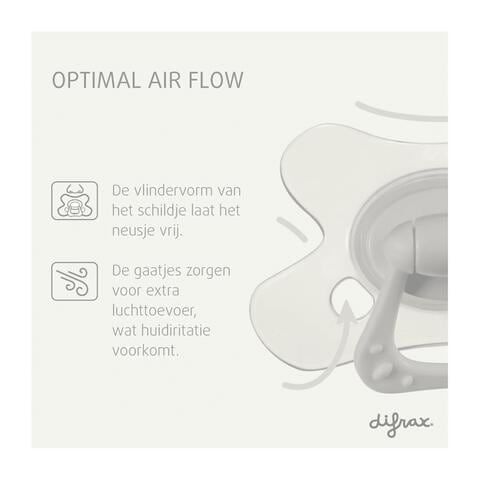 Difrax Fopspeen Naturel Green Jade 20 Maanden