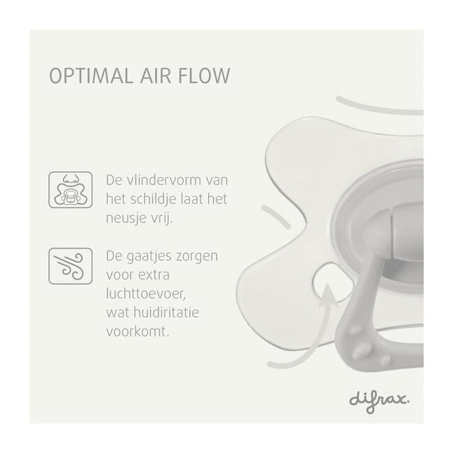 Difrax Fopspeen Naturel Green Jade 20 Maanden