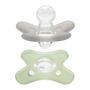 Difrax Fopspeen natural siliconen 6-12M Stone/ Sage