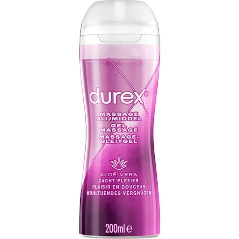 Durex Massage Olie en Glijmiddel 2-in-1 Aloë Vera Waterbasis 200 ML