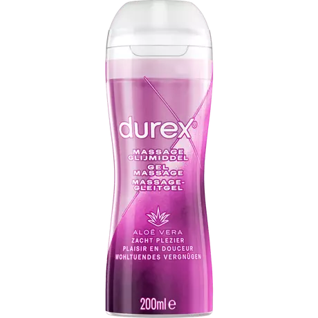 Durex Massage Olie en Glijmiddel 2-in-1 Alo� Vera 200 ML