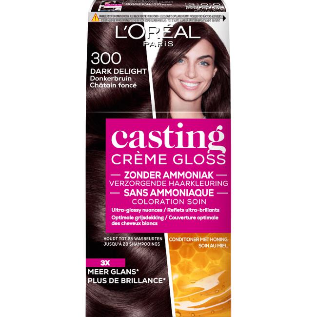 L'Oréal Paris Casting Crème Gloss Haarverf 300 Dark Delight Donkerbruin