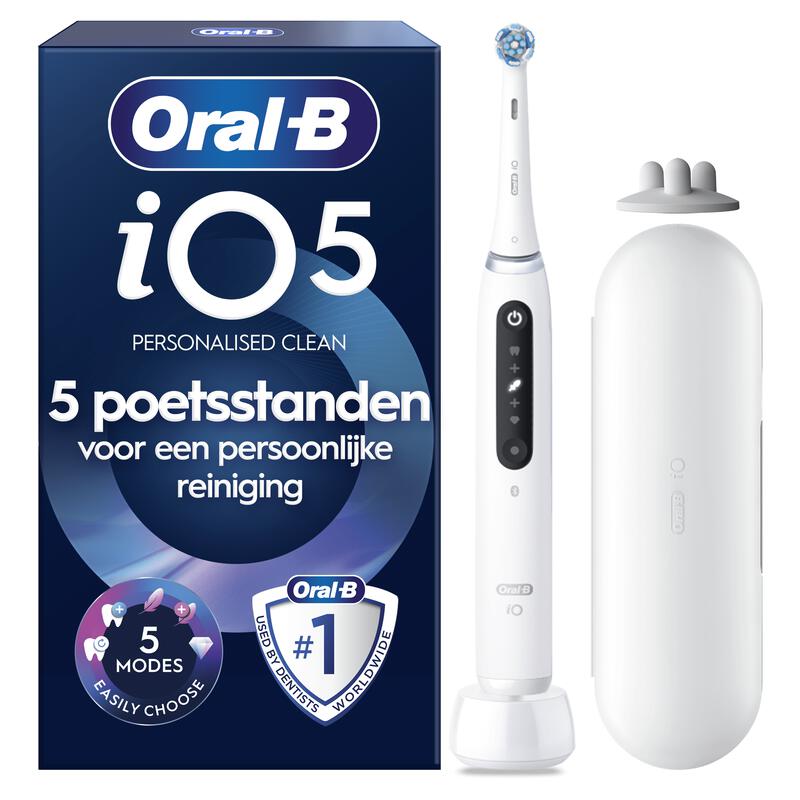 Oral-B iO 5s Wit Elektrische Tandenborstel