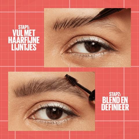 Maybelline New York BUILD A BROW Wenkbrauwpen/fixeergel 262 Black Brown