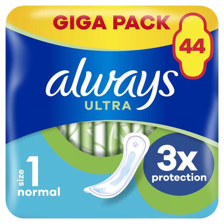 Always Maandverband Ultra Normal Giga Pack 44 stuks
