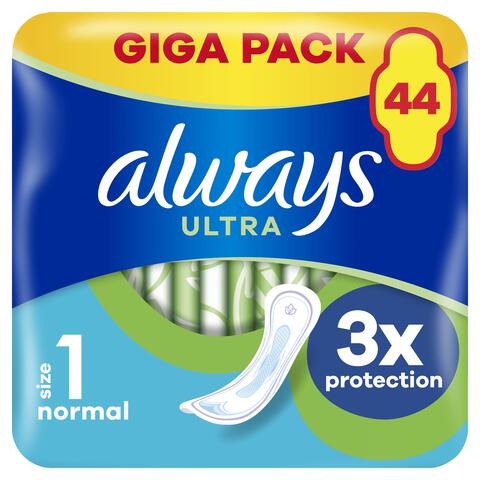 Always Maandverband Ultra Normal Giga Pack 44 stuks