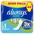 Always Maandverband Ultra Normal Giga Pack 44 stuks