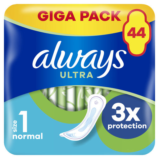 Always Maandverband Ultra Normal Giga Pack 44 stuks