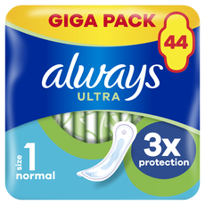 Always Maandverband Ultra Normal Giga Pack 44 stuks