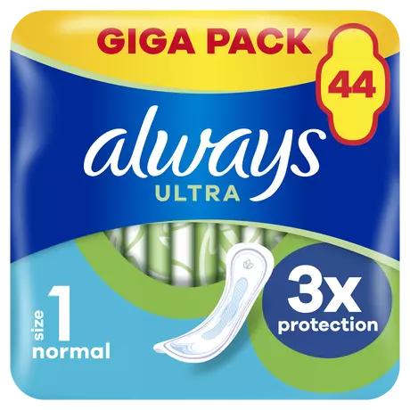 Always Maandverband Ultra Normal Giga Pack 44 stuks