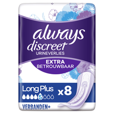 Always Discreet Urineverlies Verband Long Plus 8 Stuks