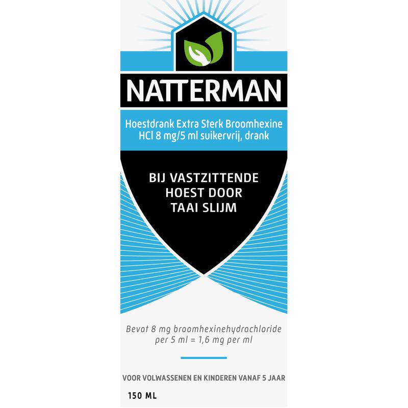 Natterman Broomhexine Extra Sterk 8 MG/5 ML 150 ML